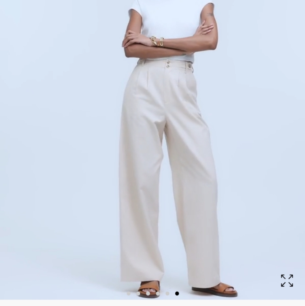 Madewell Harlow Wide Leg Pants High-Waisted Sz 14 NWT